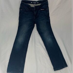 Cat & Jack dark denim straight leg stretch size 14